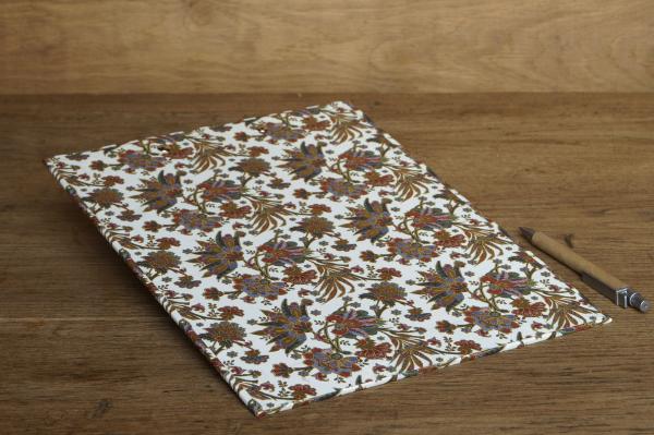 Stylish clipboard with gold paper